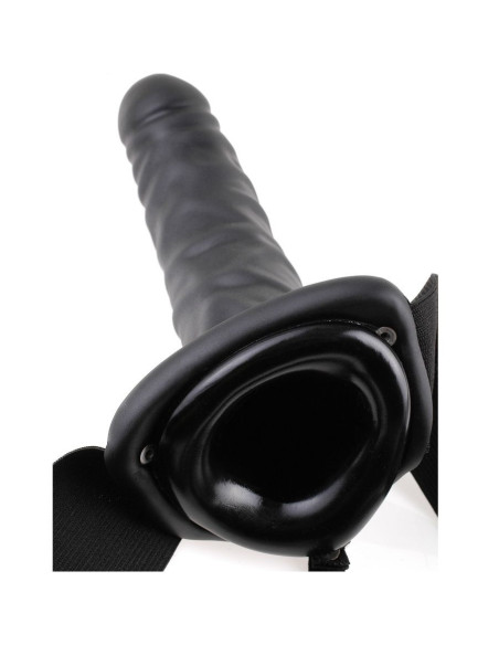 FETISH FANTASY SERIES - 19 CM HOLLOW STRAP-ON BLACK