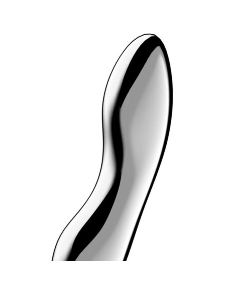 SATISFYER - COSMIC CREST 2 NERŪDĖJANČIO PLIENO DVIGUBAS DILDO
