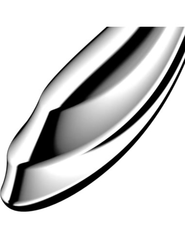 SATISFYER - PURE GRAVITY 2 NERŪDĖJANČIO PLIENO DVIGUBAS DILDO