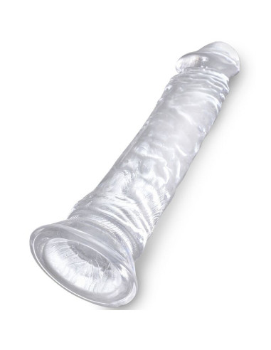 KING COCK - CLEAR REALISTIC PENIS 19.7 CM TRANSPARENT
