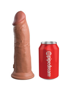 KING COCK - ELITE REALISTIC SILICONE DILDO 20.3 CM CARAMEL