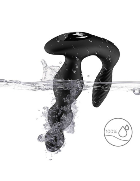 ARMONY - MANFUN VIBRATOR and STIMULATOR ANAL PLUG REMOTE CONTROL BLACK