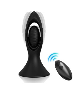 ARMONY - VIBRATOR and ANAL PLUG SILICONE BLACK