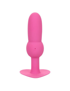 CALEXOTICS - PIRMĄ KARTĄ NAUDOJAMAS ANALINIS KAIŠTELIS SU KAROLIUKAIS, 10 VIBRAVIMŲ, ROŽINIS 2