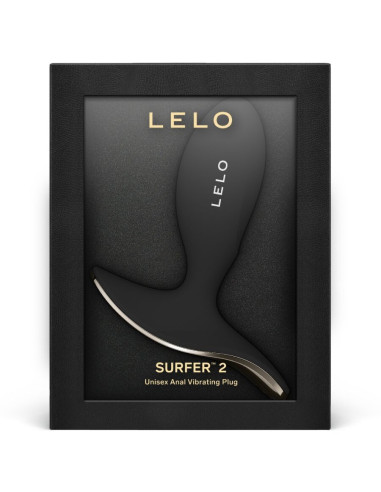 LELO - SURFER 2 UNISEX ANALINIS VIBRUOJANČIAS PLUGAS JUODAS