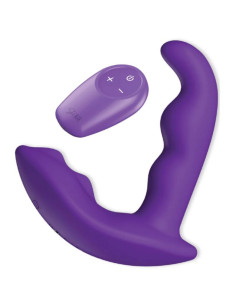 SHE.E.O - ROTATING VIBRATING ANAL STIMULATOR WITH REMOTE CONTROL - PURPLE