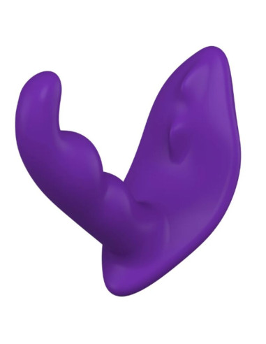 SHE.E.O - ROTATING VIBRATING ANAL STIMULATOR WITH REMOTE CONTROL - PURPLE