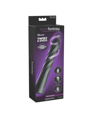 ANAL FANTASY ELITE - TWIST ECSTASY RECHARGEABLE ROTATING ANAL STIMULATOR