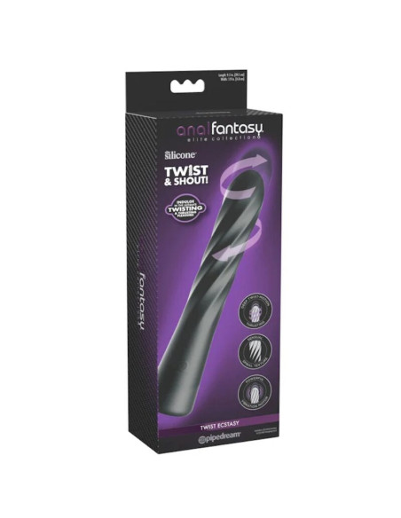 ANAL FANTASY ELITE - TWIST ECSTASY RECHARGEABLE ROTATING ANAL STIMULATOR