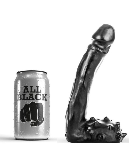 ALL BLACK - REALISTINIS DILDO 19 CM