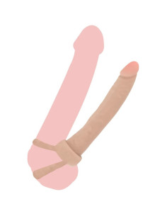 GET REAL - DOUBLE TROUBLE SILIKONINIS ANALINIS PENETRATORIAUS 16 CM 2