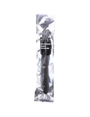 ALL BLACK - MEGA RIPPLE SHOWER ANAL SILICONE 28.5 CM
