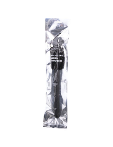 ALL BLACK - MEGA RIPPLE SHOWER ANAL SILICONE 28.5 CM