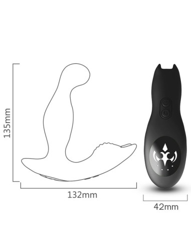 ARMONY - BAT KING VIBRATOR ANAL PROSTATE ROTATOR REMOTE CONTROL BLACK