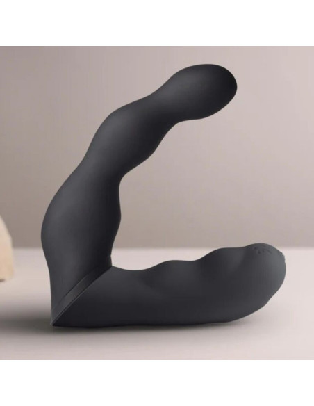 ROCKS-OFF - JUODAS PROSTATOS IR ANALINIO VIBRAVIATORIAUS ADAPTERIS