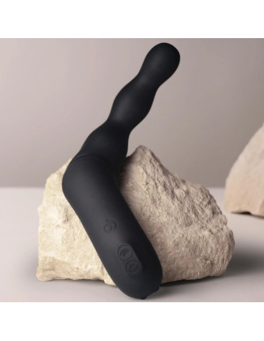ROCKS-OFF - BLACK PROSTATE AND ANAL VIBRATOR ADAPTER
