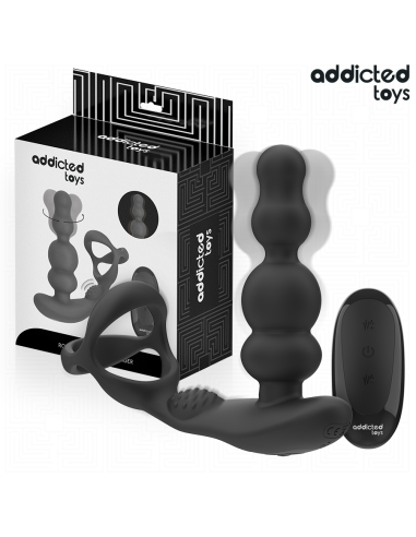 ADDICTED TOYS - ROTUOJANTIS PROSTATOS MASAŽUOKLIS SU NUOTOLINIO VALDYMO PULTU