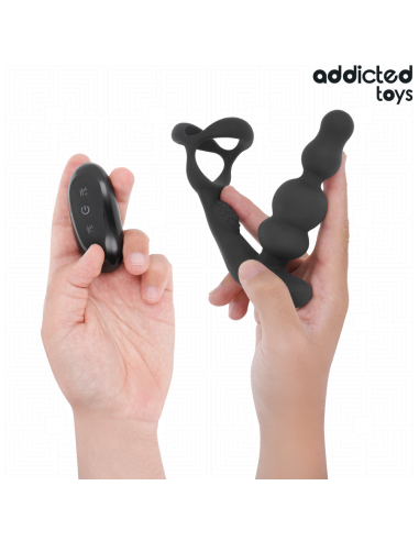 ADDICTED TOYS - ROTUOJANTIS PROSTATOS MASAŽUOKLIS SU NUOTOLINIO VALDYMO PULTU