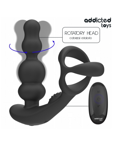 ADDICTED TOYS - ROTATING PROSTATE MASSAGER REMOTE CONTROL