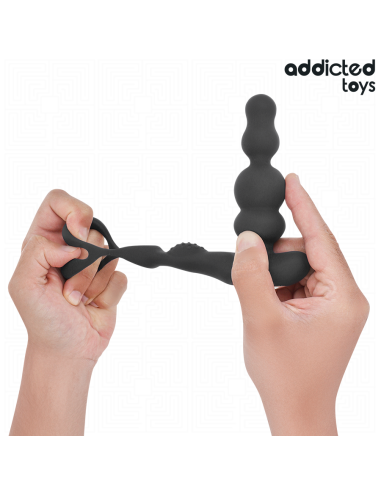ADDICTED TOYS - ROTUOJANTIS PROSTATOS MASAŽUOKLIS SU NUOTOLINIO VALDYMO PULTU