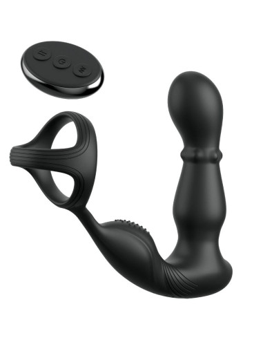 ANAL FANTASY ELITE COLLECTION - VIBRUOJAMAS ANALINIS ŽIEDAS IR MASAŽUOKLIS SU NUOTOLINIO VALDYMO PULTU