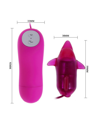 BAILE - MIELAS SLAPTAS DELFINŲ VIBRATORIUS 12V