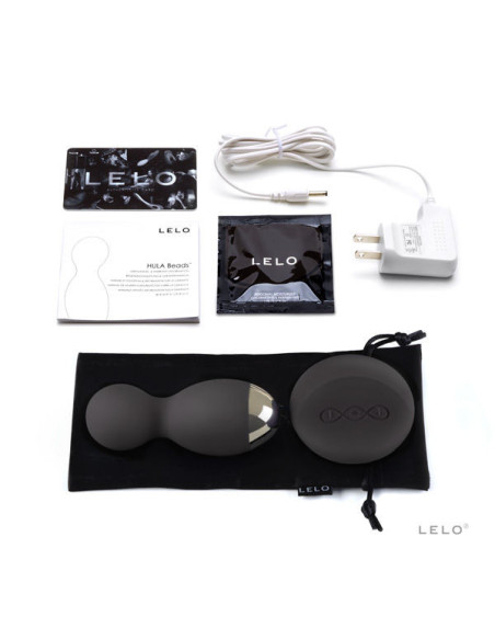 LELO - HULA KAMUOLIAI SU ŽENKLU JUODIEMIS