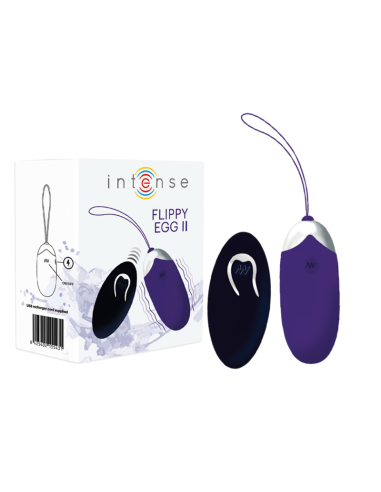 INTENSE - FLIPPY II VIBRATING EGG WITH REMOTE CONTROL PURPLE