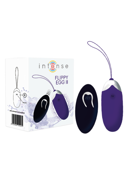 INTENSE - FLIPPY II VIBRATING EGG WITH REMOTE CONTROL PURPLE