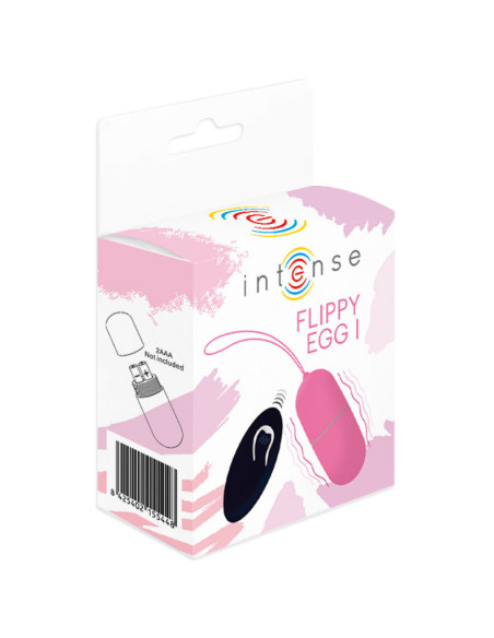 INTENSE - FLIPPY I VIBRATING EGG WITH REMOTE CONTROL PINK