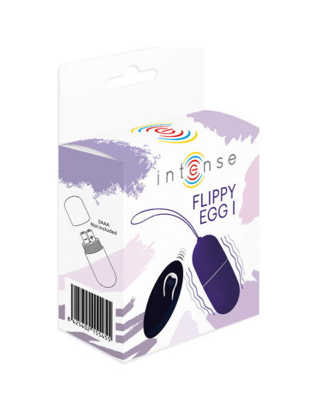 INTENSE - FLIPPY I VIBRATING EGG WITH REMOTE CONTROL PURPLE