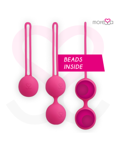 MORESSA - OSIAN RINKINYS PREMIUM SILICONE PINK (Osian One - 51 g Osian Two - 101 g Osian Three 85 g)