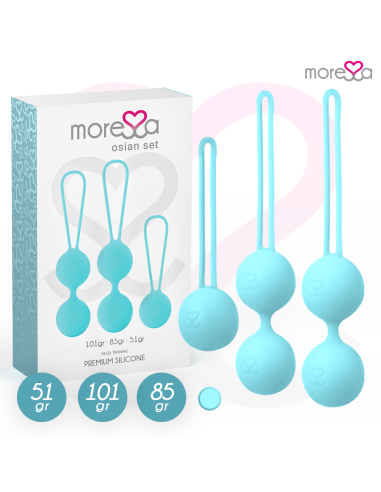 MORESSA - OSIAN RINKINYS PREMIUM TURKI SPALVOS SILIKONUI