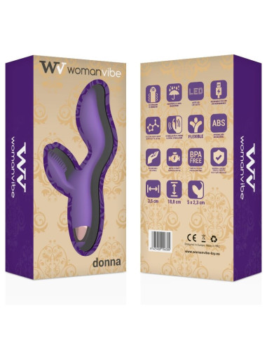 WOMANVIBE - DONNA RECHARGEABLE SILICONE VIBRATOR