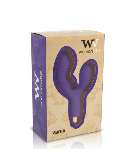WOMANVIBE - VANIX VIBRACTORIUS STIMULIATORIUS IŠ SILIKONIO