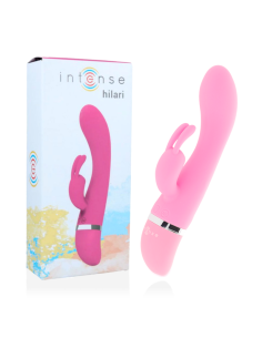 INTENSE - JUOKINGAS ROŽINIS SILICON LUXE VIBRATORIUS 2
