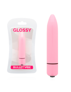 GLOSSY - PLONAS VIBRAVIMAS ROŽINIS