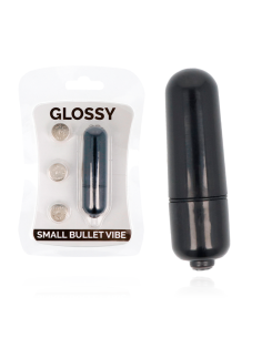 GLOSSY - MAŽOS KULIKĖS VIBRUOJAMAS JUODAS