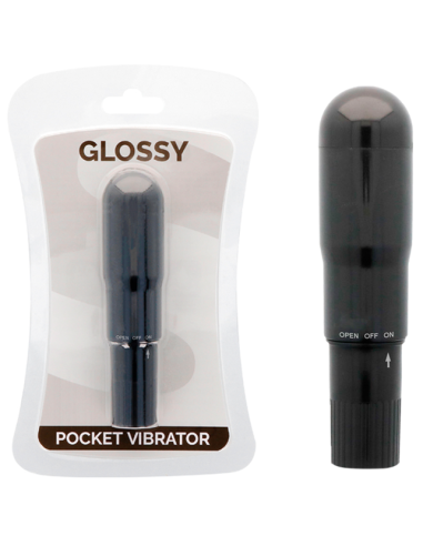 GLOSSY - KIŠENINIS VIBRUOJAMAS JUODAS
