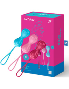 SATISFYER - MEILĖS KAMUOLIŲ TRENIRUOČIŲ RINKINYS 1 2