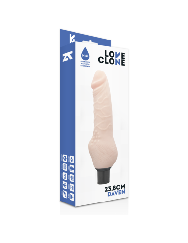 LOVECLONE - DAVEN SELF LUBRICATION REALISTIC 23.8 CM -O- 3.8 CM