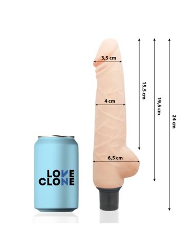 LOVECLONE - HARALD SAVISUTEPIMO VIBRATORIUS 24 CM -O- 4 CM
