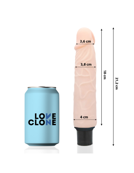 LOVECLONE - FINN SAVISUTEPIMO VIBRATORIUS 21,2 CM - O- 3,8 CM