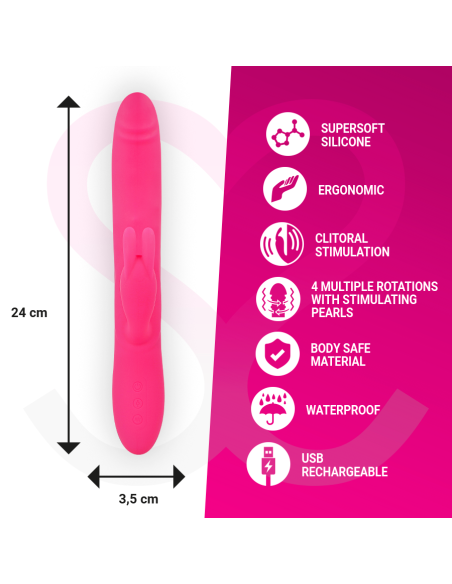 MORESSA - SOMER PREMIUM VIBRATORIUS DAŽNIASIS SUKIMO REŽIMAS