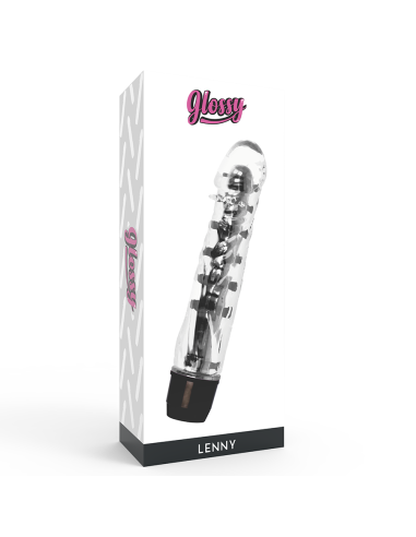 GLOSSY - LENNY VIBRUOJAMAS JUODAS