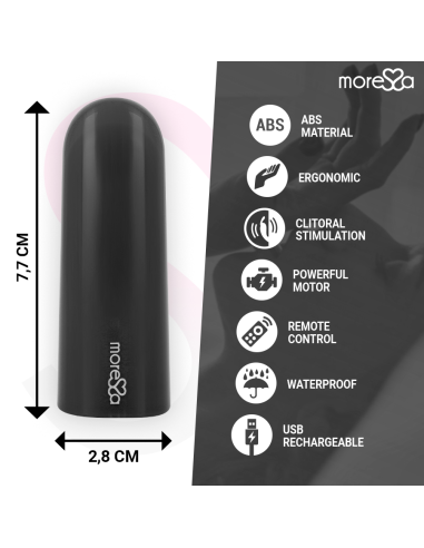 MORESSA - NIX VIBRATORIUS NUOTOLINIO VALDYMO JUODAS
