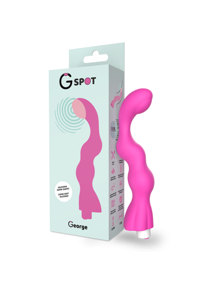 G-SPOT - GEORGE G-SPOT VIBRATORIUS GUMA ROŽINIS