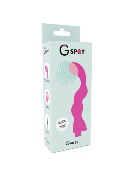 G-SPOT - GEORGE G-SPOT VIBRATORIUS GUMA ROŽINIS