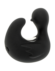 BLACKandSILVER - DUCKYMANIA ĮKRAUNAMA SILIKONINIS STIMULIACINIS ANTIES PIRŠTUKAS