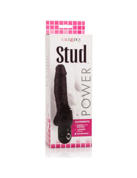 CALEXOTICS - POWER STUD CLITERRIFIC BLACK VIBRATOR